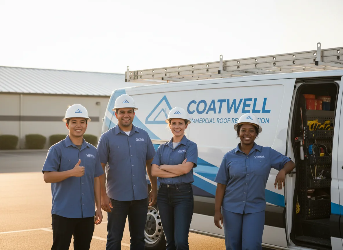 Commercial roof coating company in Stevensville, PA